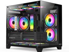 航嘉 S960 全景 海景房 机箱 ATX 钢化玻璃 京东自营 限时秒杀仅需138元